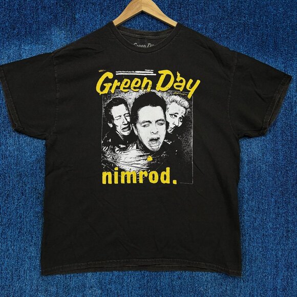 Green Day Other - Green Day Nimrod Punk Rock Band T-Shirt Size Large